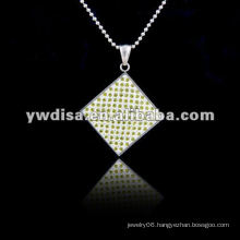 Fashion Pendant With Crystal Pave 2013
